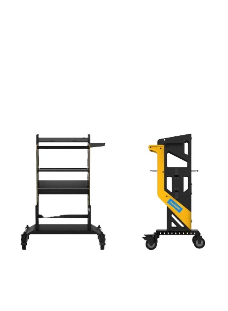 AUTOOL T22 Heavy Duty 3-Tier Rolling Tool Cart - 100kg Capacity Mobile Utility Cart with Locking Casters - Image 3